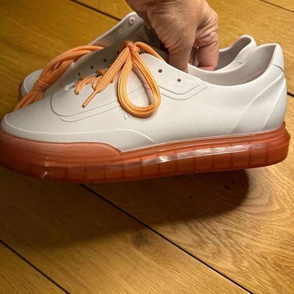 NWOT Melissa sneaker white jelly 42 (11) fits like size 12 - Picture 3 of 8